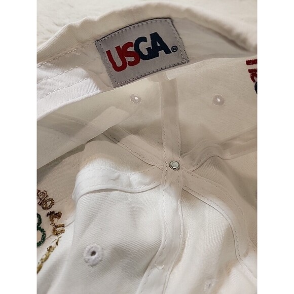 U.S. Open Hat Cap Strapback Adult Mens Womens 2017 Erin Hills White USGA Member‎ - Picture 6 of 7